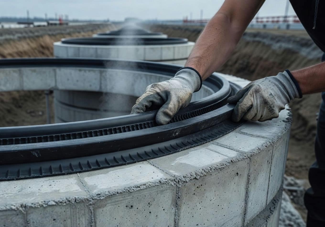uszczelki kręgów betonowych